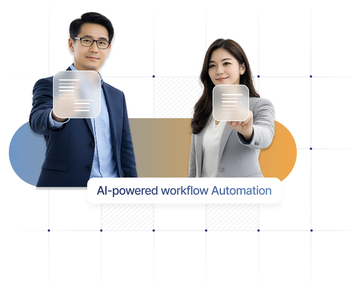 AppTech consultants presenting AI-powered workflow automation